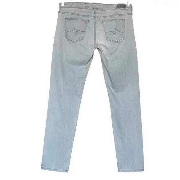 AG Adriano Goldschmied Women’s Stevie Ankle Slim Straight Leg Jeans Size 29R - Picture 3 of 13